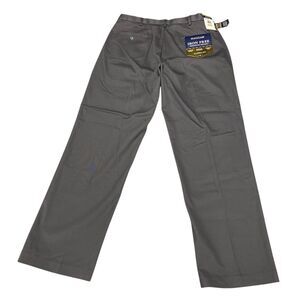 Haggar Men Premium Iron Free Khaki Classic Fit Expandable Waist Sz 34X32 MSRP 70